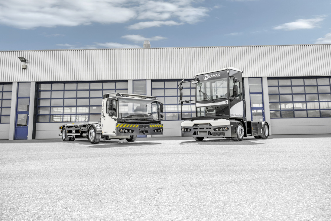 KAMAG Wechselbrückenhubwagen „PrecisionMover“ (PM) und Terminal-Zugmaschine „PrecisionTractor“ (PT) - © TII Group KAMAG Wechselbrückenhubwagen „PrecisionMover“ (PM) und Terminal-Zugmaschine „PrecisionTractor“ (PT) - © TII Group