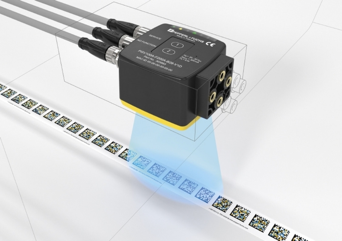 Das Positioniersystem safePGV ermöglicht die sichere Absolut-Positionierung nach SIL 3/PL e. - © Pepperl+Fuchs Das Positioniersystem safePGV ermöglicht die sichere Absolut-Positionierung nach SIL 3/PL e. - © Pepperl+Fuchs