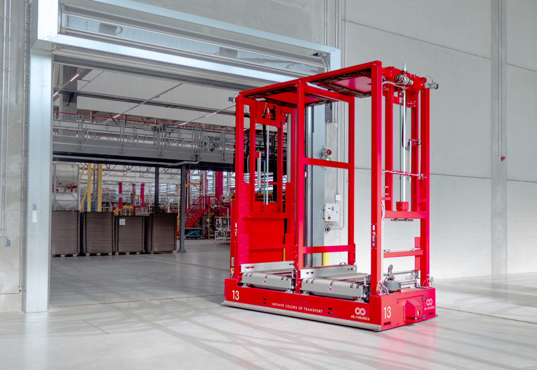 Wiegand-Glas setzt auf FTS von ek robotics - © ek robotics Wiegand-Glas setzt auf FTS von ek robotics - © ek robotics
