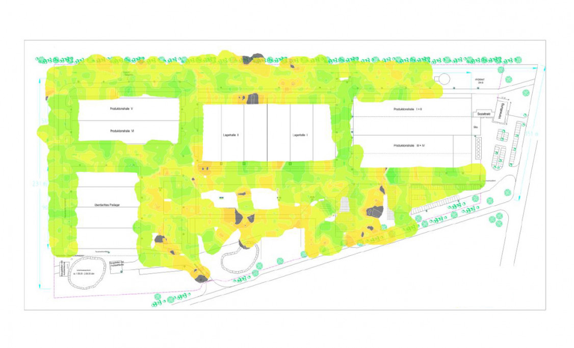 Beispiel für eine erstellte Heat Map. - LAUBNER ID Solutions GmbH Beispiel für eine erstellte Heat Map. - LAUBNER ID Solutions GmbH