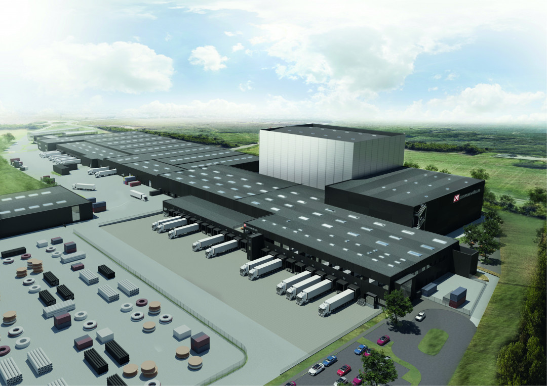 Außenvisualisierung des neuen Distributionszentrums von Lemvigh-Müller in Kolding© Lemvigh-Müller