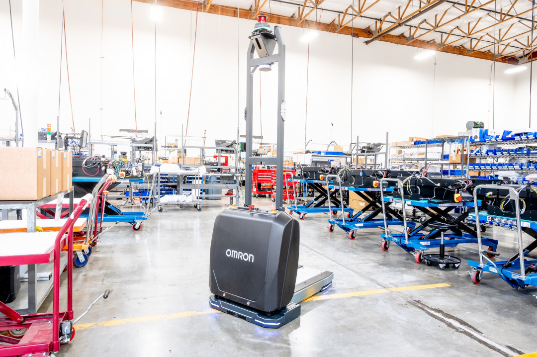 Der Mobiler Roboter OL-450S - Bild: Omron Der Mobiler Roboter OL-450S - Bild: Omron